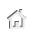 house shaped home icon
