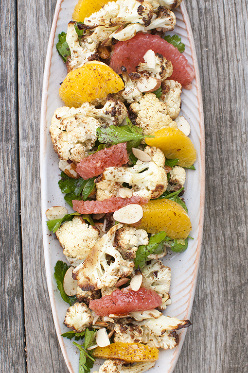 Roasted Cauliflower and Citrus Salad