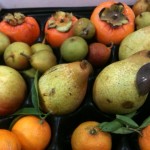 Pears, Persimmons, Clementine Oranges